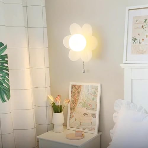 Lámparas para salón en forma de flor con casquillo G9 de resina 4