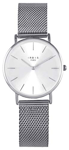 Montre argenté Femme IRBIS 36 mm pour en finir avec les bracelets rigides inconfortables