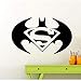 Fajny winyl Batman logo sztuka design naklejka ścienna bohaterowie usuwalna dom sypialnia dekoracyjne naklejki ścienne 42 x 70 cm naklejki ścienne tapeta 3D