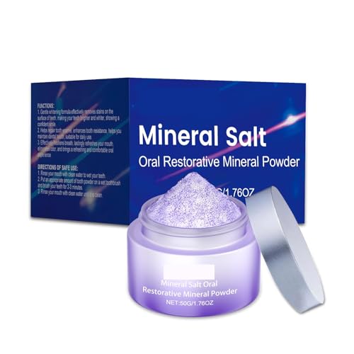 Polvo Dental Morado, Repara El Esmalte, Fortalece Los Dientes, Refresca El Aliento, Mantiene la Salud Bucal Y Es Apto for Uso Diario(5pcs)