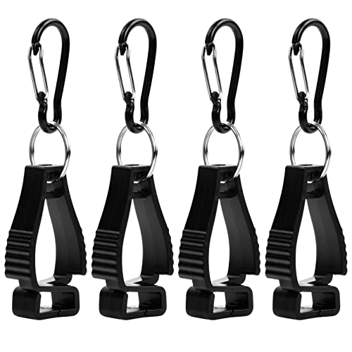 Produktbild von OLYCRAFT Handschuhclips 2er Set – Mit Krokodilclips & Paracord Für Gürtel & Rucksack