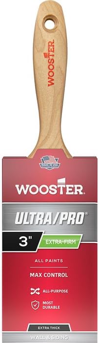 12-Pack of 3” Wooster 4156 Ultra/Pro Extra-Firm Jaguar Wall Paint Brush