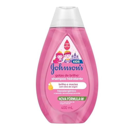 Shampoogotas de Brilho, Johnson'S Baby, Rosa, 400 Ml
