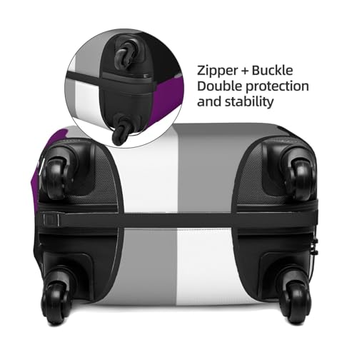 Asexual Flag Travel Luggage Cover Suitable for 18-32 Inch luggage4