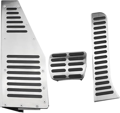 Pedales de coche en acero inoxidable para VW Passat y GTI RHD con base antideslizante