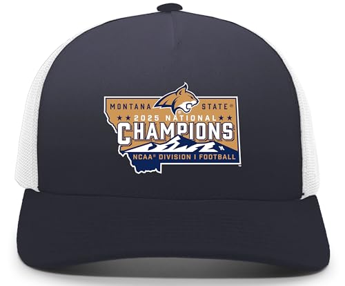 Gorra Trucker Montana State Bobcats 2025 Campeones Nacionales miniatura 1