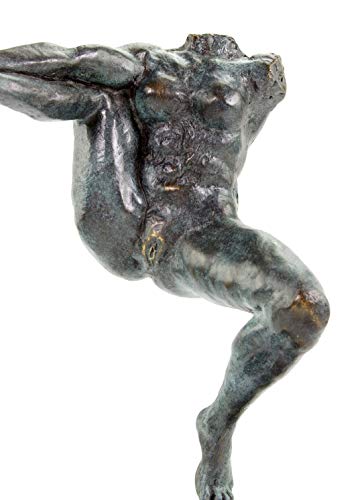 Bronze Statue - Iris, Messenger Of The Gods - Auguste Rodin - Paris - Musée Rodin - Abstract Sculpture - Height 31 Cm - Green Female Nude - Erotical Figurine - Decor - Collectables For Sale #TOP1