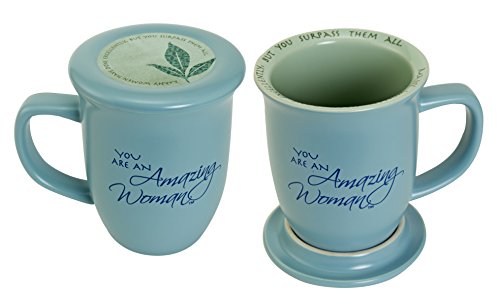 Abbey Gift Amazing Woman Blue Mug & Coaster Set