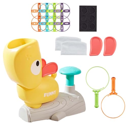 Generisch Flying Saucer Toy | Máquina de arranque paso a paso | Juego de coordinación emergente | STEM Party Toy | Juego de salsa interactiva para padres e hijos para jardín, cumpleaños, tiempo de