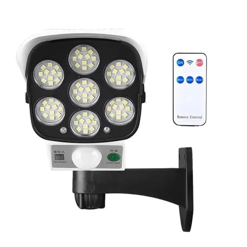Lumière solaire 77LED pour illuminer votre terrasse et sécuriser les soirées en extérieur