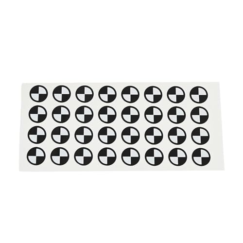 3D Scanning Marker, 3D Scanning Dots, 3D Scanner Magnetic Positioning Targets, Difffuse Reflection 3D Markers for Industrial and Consumer 3D Scanner(Inner 9 Outer 12mm(500))