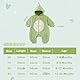 MK MATT KEELY Baby Jungen Mädchen Strampler 2-20 Monate Baby Winter Kleidung Neugeborene Warm Hoodie Schlafanzug,Grün Dinosaurier,2-6 Monate