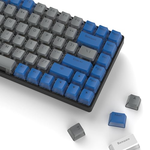 Womier プリン キーキャップ、PBT シャインスルー、OEMプロファイル、115キーセット、100%・75%・65%・60%キーボード対応