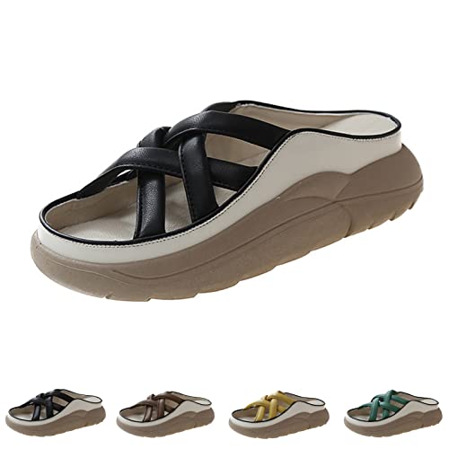 ���f�B�[�X���C�h�g�D���K�X���b�v�I���v���b�g�t�H�[���T���_���A�T�}�[�t�@�b�V�����I�[�v���g�D�N���X�N���X���@���v�y�ʃA�E�g�\�[���J�W���A���A�E�g�h�A�t�B�b�V���[�}���r�[�`�X���C�h, �u���b�N, 21.5 cm