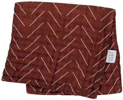 Mebie Baby Burp Cloths, Floral Print 3-Pack, Muslin Burp Cloth Set for Spit Up, Drool, and More, Boho Burp Cloths for Baby Boy and Girl, Baby Must Haves for Registry Lists and Gifts for Newborns - Image 8