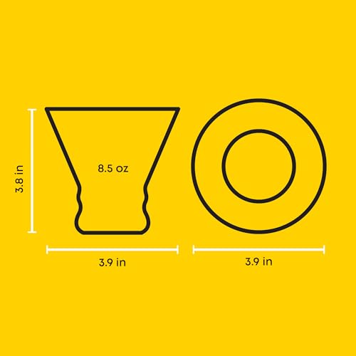 Verres à martini JoyJolt Afina anti basculement avec base stable lot de 4