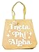 Theta Phi Alpha Retro Pom Pom Tote Bag