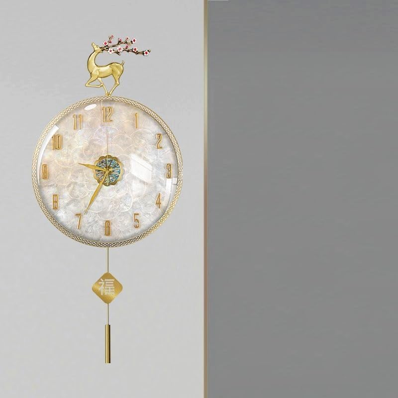 Cucina Orologio da parete di lusso leggero for soggiorno, casa, creativo, semplice Decorazioni per interni
