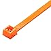 7 in. 50 lbs Cable Tie Orange - 100 per Bag