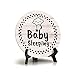 Sign ByLITA Round Baby Sleeping Table Sign (5x5