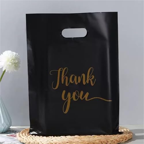 Bolsas de plástico para la compra resistentes y elegantes para embalaje de regalos 5