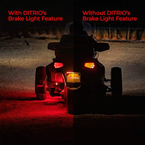 Image of 8PCS Underglow RGB LED Strip Light Kit DC 12V with 2 Red Blinking Brake Light Styles for Motorcycles Trikes Golf Carts ATVs UTVs - M8r