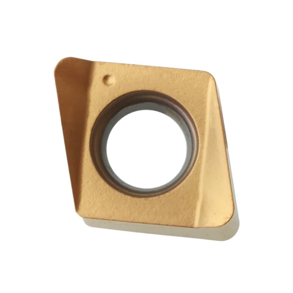 Insertos de fresado de carburo de tungsteno 4NKT060308R-M, fácil instalación, fresas de metal de avance rápido, 10 unidades(4NKT060308R-M DL5320)