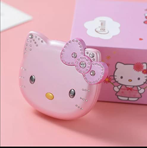 HELLO KITTY MINI SMALL PHONE DUAL SIM Unlocked K688 Flip Cute Lovely Small Mini Phone For Women Kids Girls Dual Sim 2G (Pink)