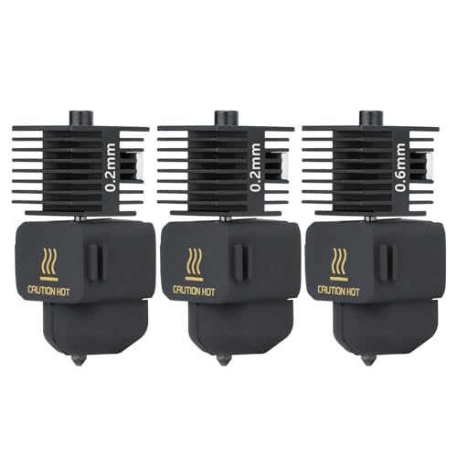 2�� 0.2mm+0.6mm A1 �~�j�A�b�v�O���[�h�z�b�g�G���h�L�b�g�A3D�v�����^�[�v�����g�w�b�h�z�b�g�G���h���M�u���b�N�L�b�g �d���X�`�[���m�Y���ƃV���R���\�b�N�X�t�� Bambu Lab A1/A1 Mini�p