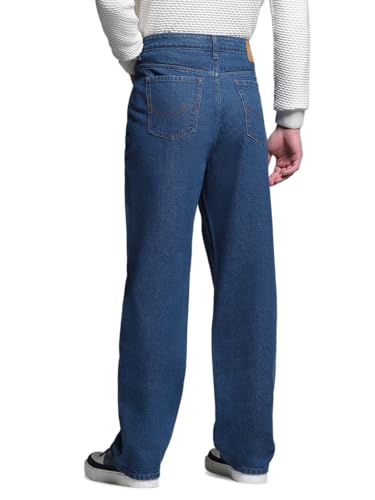 Image of Jack & Jones Men's Loose Fit Jeans | High Rise | Jeans for Men