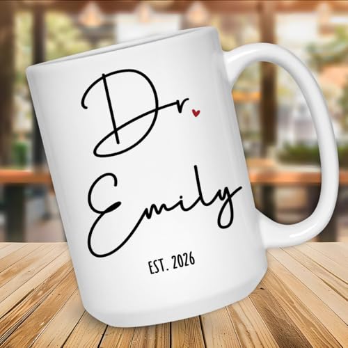 Taza personalizada para doctorado 11oz miniatura 3