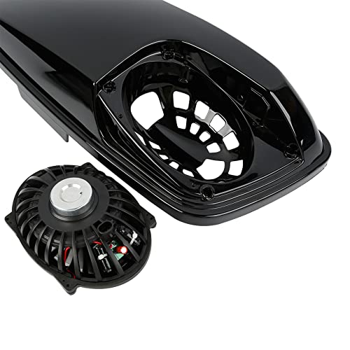 Tapa para Alforjas con Bocinas 5x7 Green-L para Harley Touring miniatura 4
