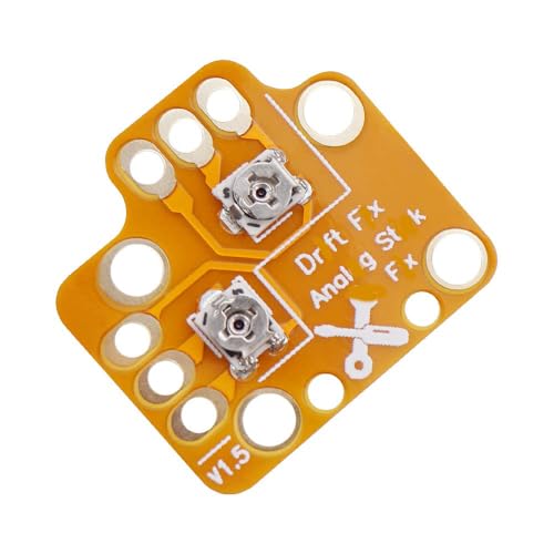 Image of 2 x Analog Stick Drift Fix Mod Handle Rocker Adjusting Plate Game Handle Joystick Drift Repair Board for PS4 PS5 Xbox One Xbox Series X S Controller (Orange)
