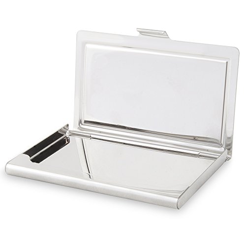 Porte-cartes de visite Barracuda compact noir argenté format S - 2