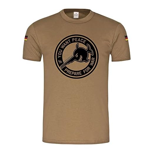 Copytec BW Tropen if You Want Peace Prepare for war ALMORT Bundeswehr Marine Bad Sefisch SI vis Pacem, para Bellum#21648