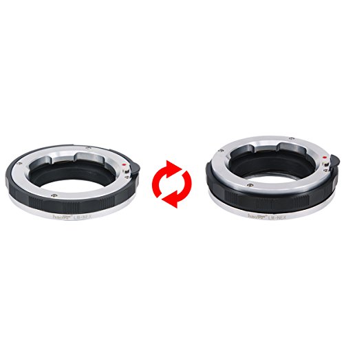 Haoge Manual Macro Close Focus Lens Mount Adapter For Leica M Lm, Zeiss Zm, Voigtlander Vm Lens To Sony E-Mount Nex Camera Copper #TOP6