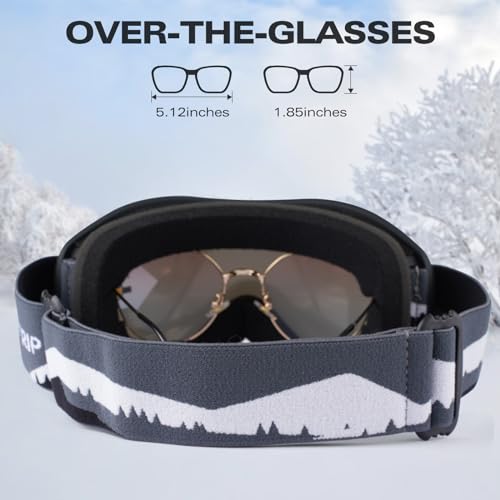 Supertrip Ski Goggles for Men Womens Anti-fog skiing goggles UV Protection Snow Snowboarding Goggles for Adult Youth - Image 4