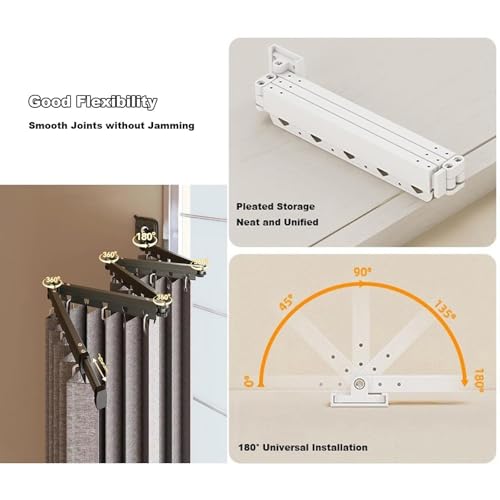 Barre de douche pliable et modulable pour une salle de bain épurée - 4