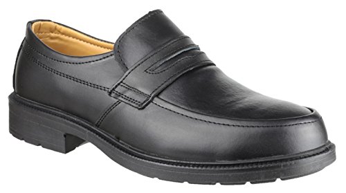 Amblers Steel FS46 Mens Slip On Safety Work Shoes Black Size 9 UK