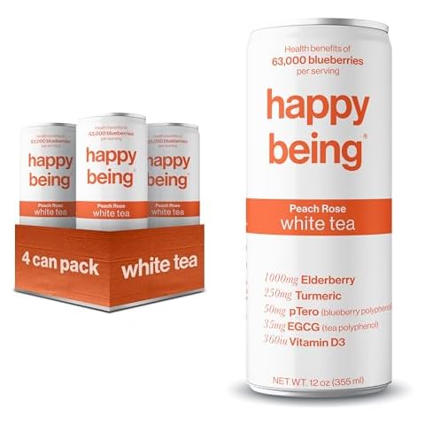 Happy Being Peach Rose White Tea Cover