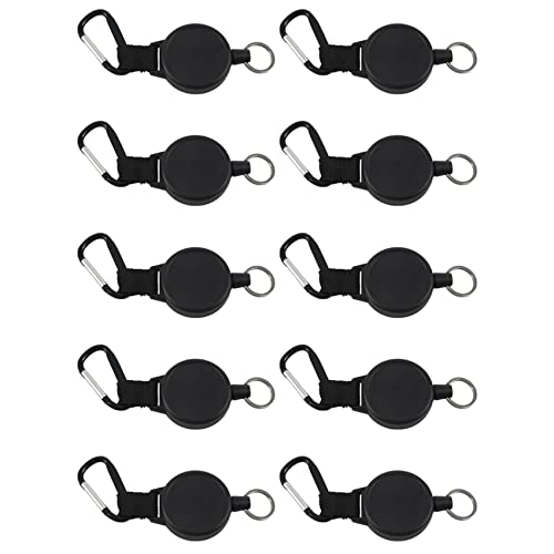 Porte-bobine rétractable lot de 10 enrouleurs de badge professionnels