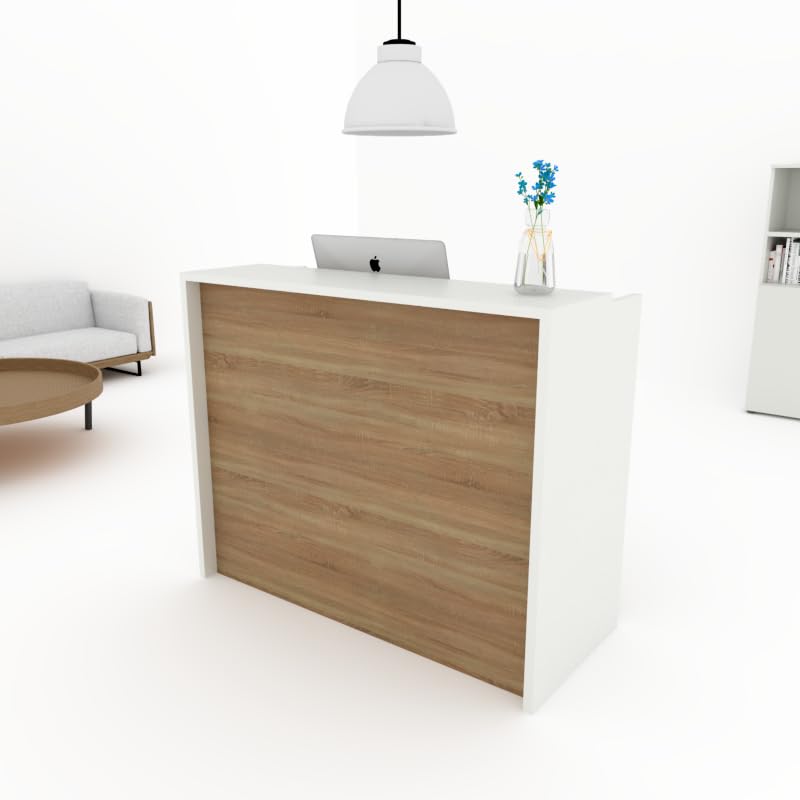 MOSTRADOR XLAMINADO DE 25mm DE Grosor DE 120x105x50cm. Fabricado EN ESPAÑA. Envió A PENÍNSULA, Entrega DE 3 A 5 DIAS HABILES. (Roble)