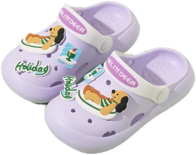 Generic Toddler Kids Mules Boys Girls Cute Garden Water Clogs Sandals Slip On Shoes Slipper Slides Lightweight Outdoor Summer Children Beach Pool Shoes for Baby Little Kids45 Multi