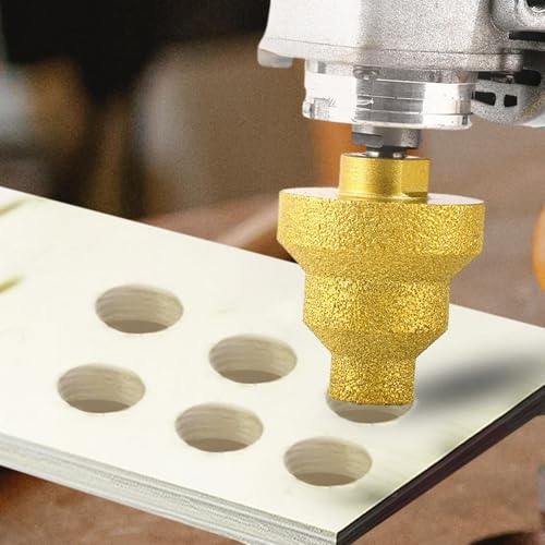 Generic Pagoda Chamfer Pagoda Round Bevel Chamfer Finger Hole Pagoda Chamfer Drill for Porcelain Granite Ceramic, M10