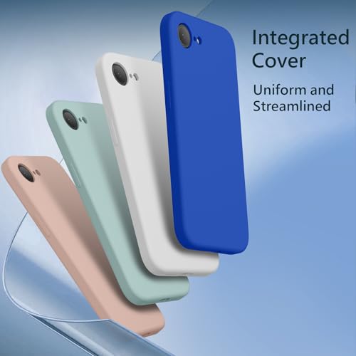 Image of FireNova Magnetic for iPhone 17e Case /iPhone 16e Case, Compatible with MagSafe, [Silicone Camera Protection] Microfiber Lining Phone Case, 6.1 inch, Klein Blue