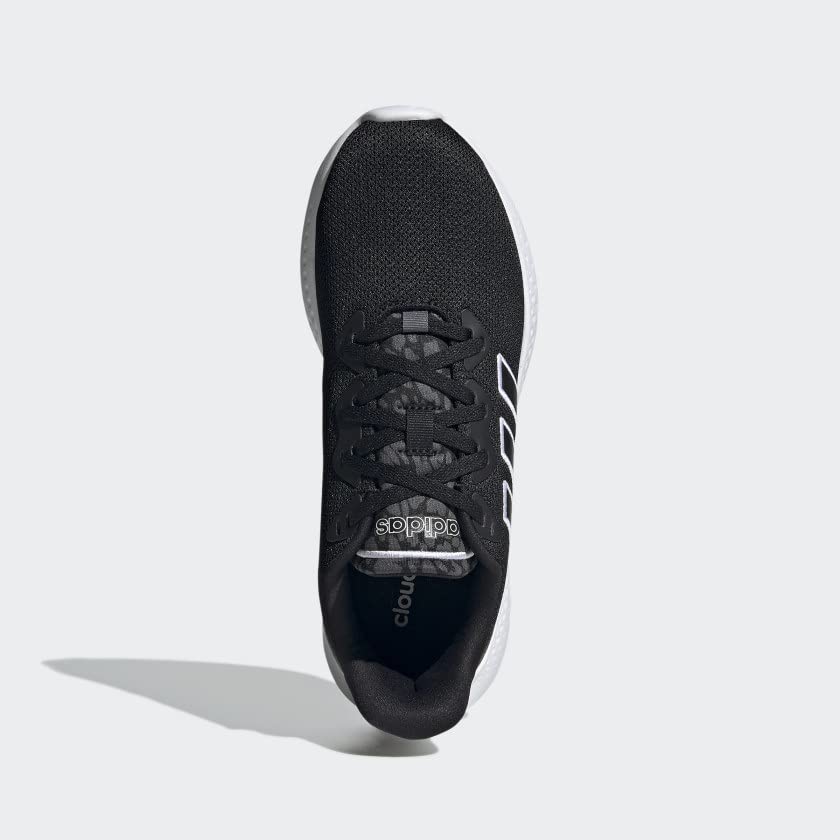 adidas Women's Puremotion Running Shoe, Core Black/White/Magic Mauve, 7.53