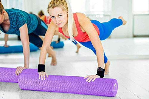 Image of Bodylastics Foam Roller (30 x 15 cms) for Deep Tissue Massage, Relief from Sore Muscles Pain, Pre & Post Exercise Fitness Workout Sessions
