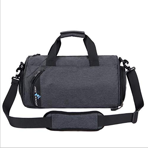 Mingfuxin Sac de Sport de Sport étanche pour haltérophilie, Course à Pied, Exercice, haltérophilie et entraînement Fonctionnel, Gris foncé Cover