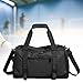 MotiveTech Dry and Wet Separation Gymnastics Bag with Water Resistance Tote Light Travel Bag Fitness for Swimming, Black