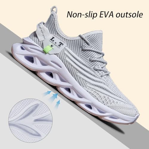Image of DLWKIPV Women Running Shoes Walking Training Sneakers Sport Gym Fitness Tennis Shoes Non Slip Fashion Comfortable Lightweight Shoe for Casual Jogging Mesh Breathable Sneaker